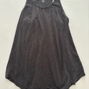 Old Navy Gray Sleeveless Relaxed Tank Top